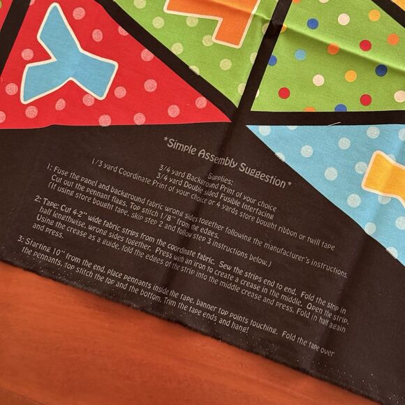 Moda Fabric Beary Happy Birthday Banner by Berenstain Bears Fabric Panel 55520 - Picture 4 of 7